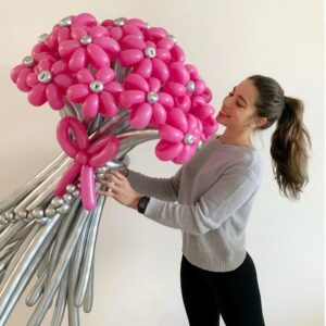 Flowers to Surprise Balloon Bouquet