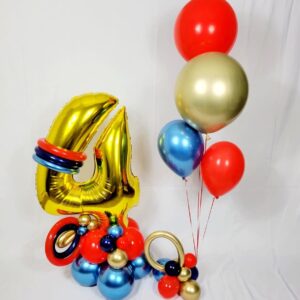 Fantastic Number Balloon Bouquet