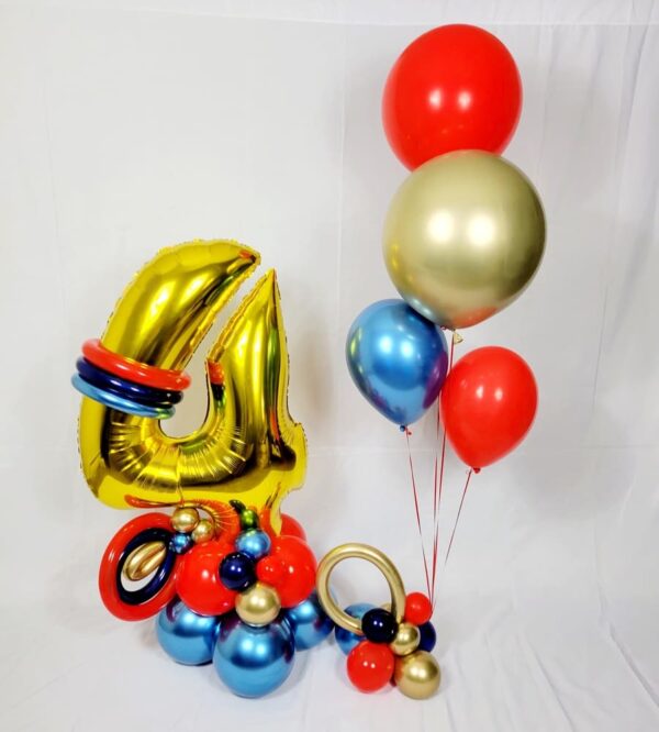 Fantastic Number Balloon Bouquet - Partyisland.shop Columbus, Ohio
