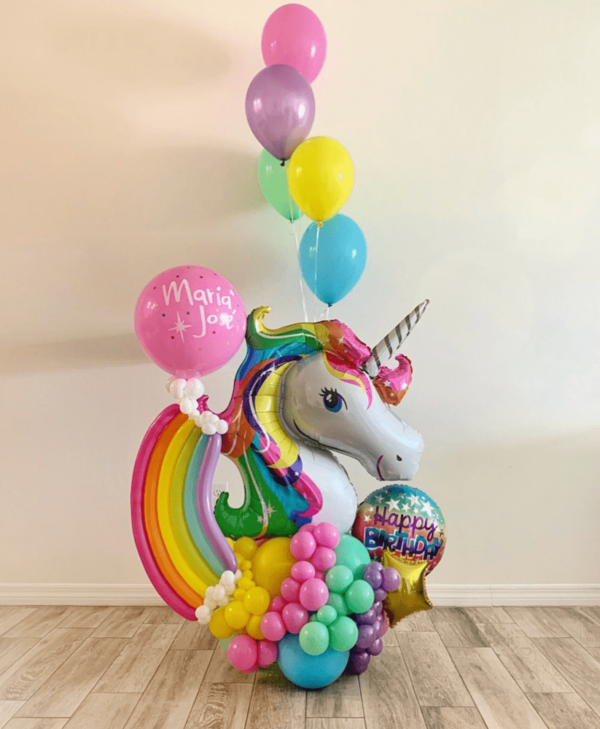 Magic Rainbow Balloon Bouquet - Partyisland.shop Columbus, Ohio