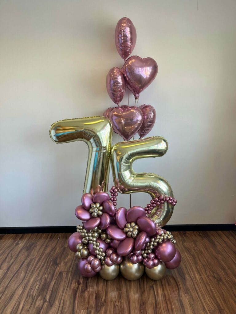 Fancy Number Bouquet The Balloons Store Youngstown Ohio